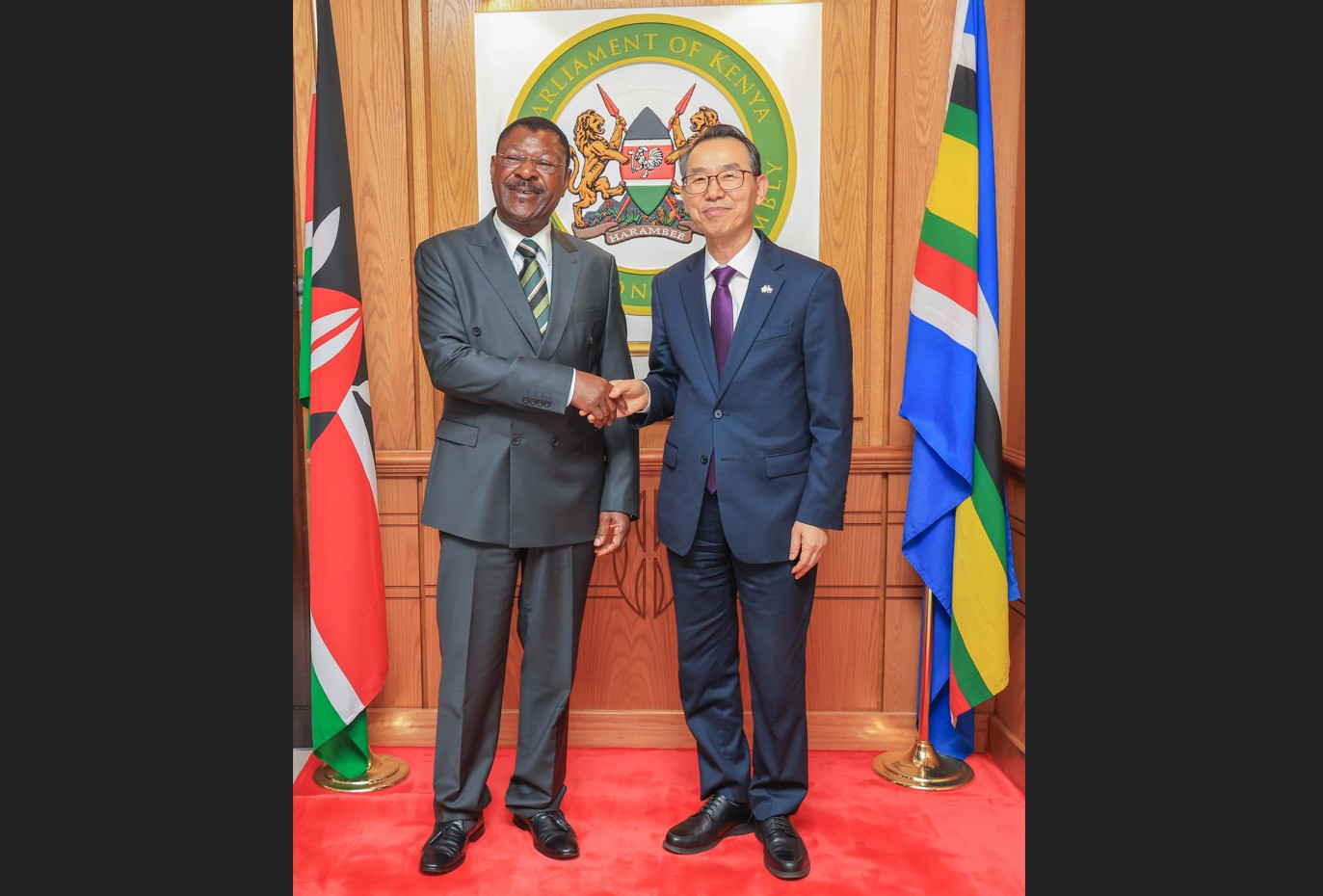 케냐 하원 의장 면담